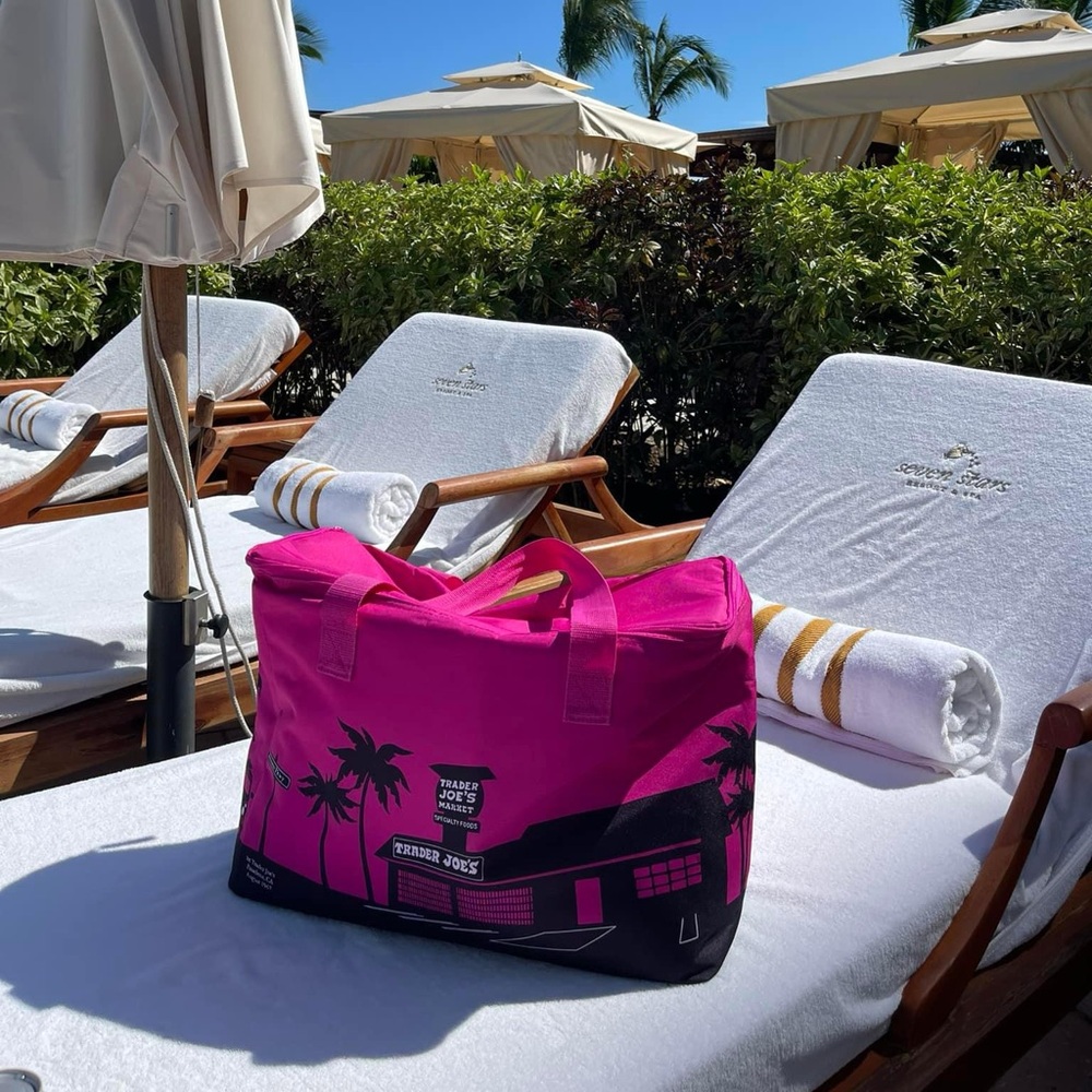 Trader Joe’s Pink insulated bag